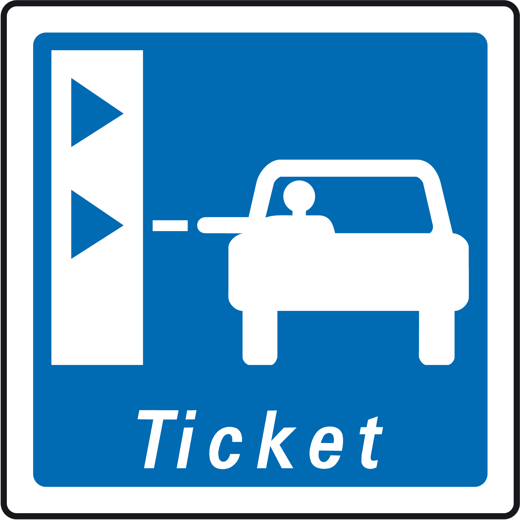 panneau ticket sur autoroute panneau ticket sur autoroute